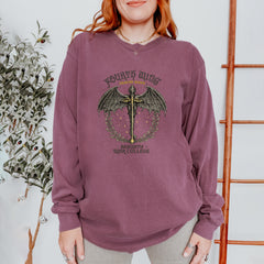 Fourth Wing Dragon Rider Vintage Basgiath War College Vintage Soft Long-Sleeve T-shirt 
