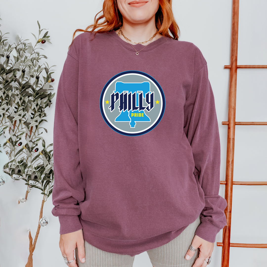 Philly Pride Liberty Bell Vintage Soft Long-Sleeve T-shirt 