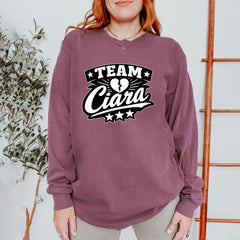 Team Ciara Scamanda Broken Heart Vintage Soft Long-Sleeve T-shirt 