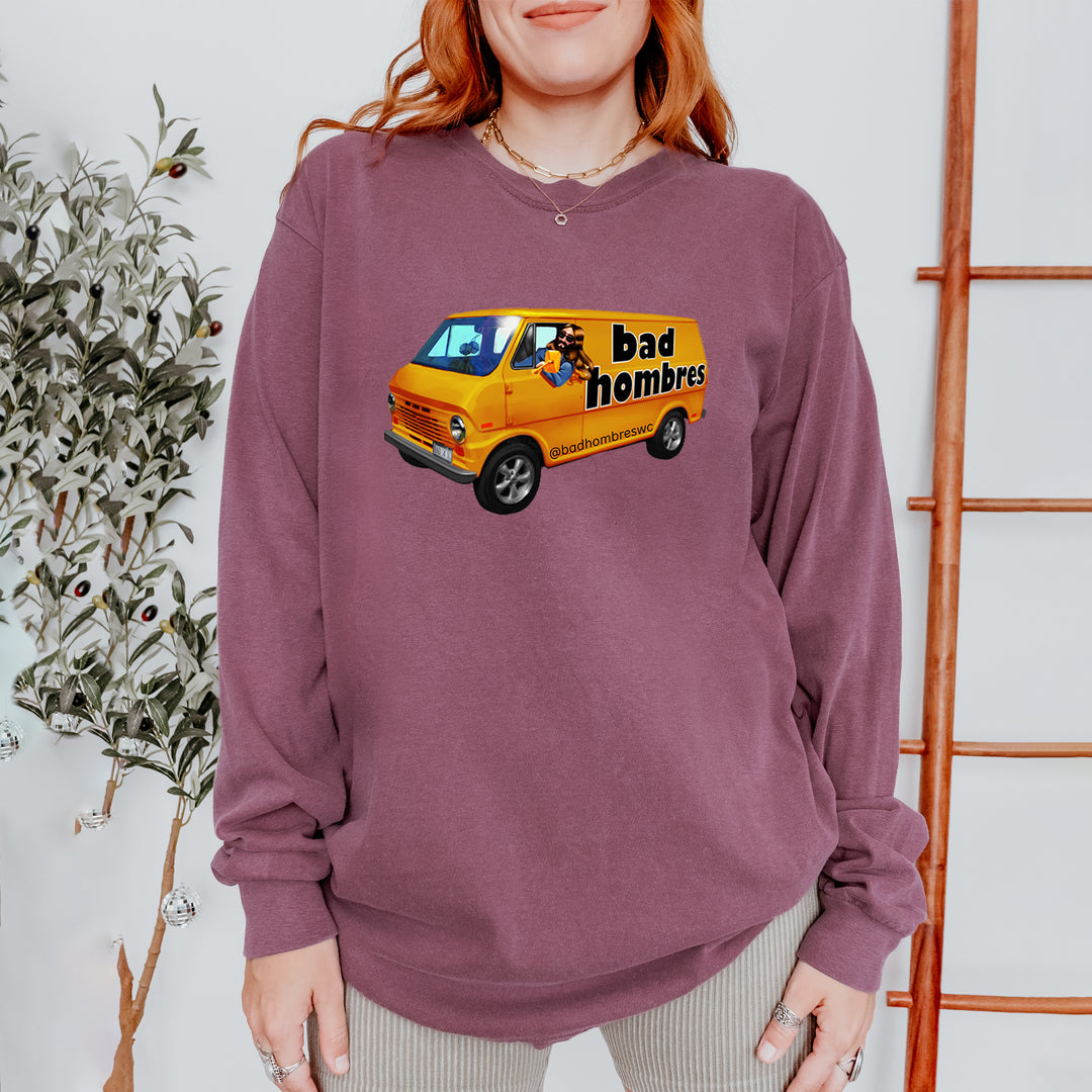 Bad Hombres Van West Chester Band Vintage Soft Long-Sleeve T-shirt 