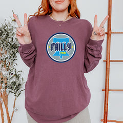 Philly Pride Liberty Bell Vintage Soft Long-Sleeve T-shirt 