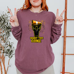 Hoist The Cone Pittsburgh Pride Vintage Soft Long-Sleeve T-shirt 
