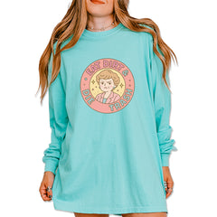Eat Dirt And Die, Trash Golden Girls Vintage Soft Long-Sleeve T-shirt Chalky Mint