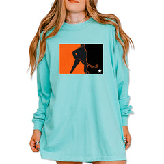 Hockey Enforcer Retro Vintage Vintage Soft Long-Sleeve T-shirt Chalky Mint