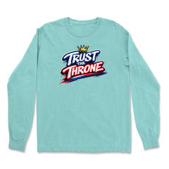 Trust The Throne Crown Philly Hoops Vintage Soft Long-Sleeve T-shirt 