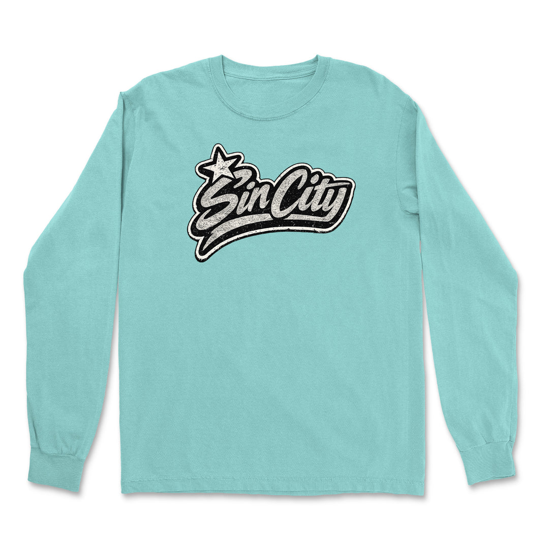 Sin City Vegas Retro Vintage Vintage Soft Long-Sleeve T-shirt 