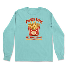 French Fries Are Finger Food IYKYK Vintage Soft Long-Sleeve T-shirt 