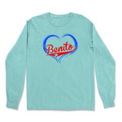 Benito Heart Puerto Rico Vintage Soft Long-Sleeve T-shirt 