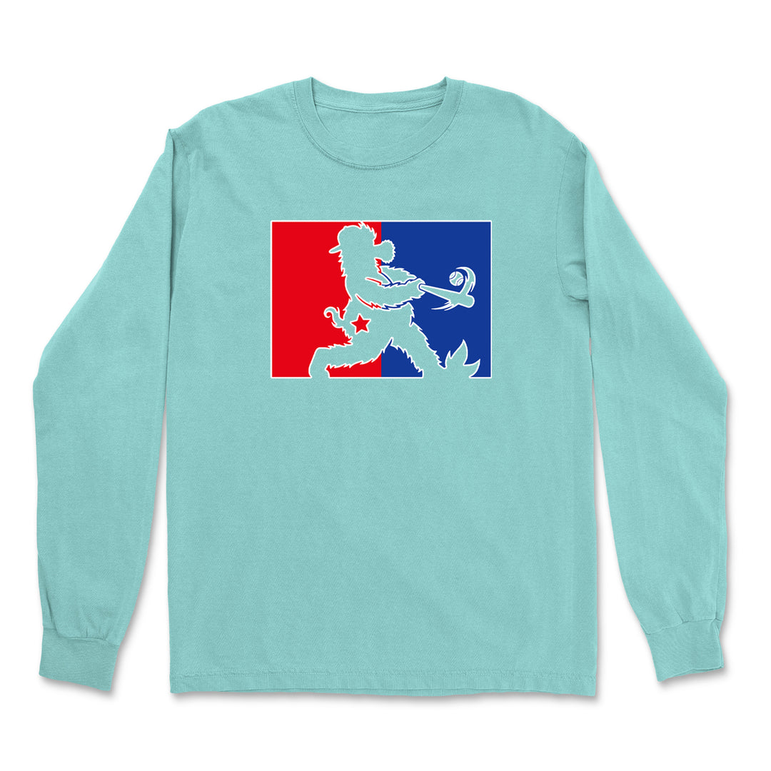 Batter Up Philly Baseball Phan Vintage Soft Long-Sleeve T-shirt 
