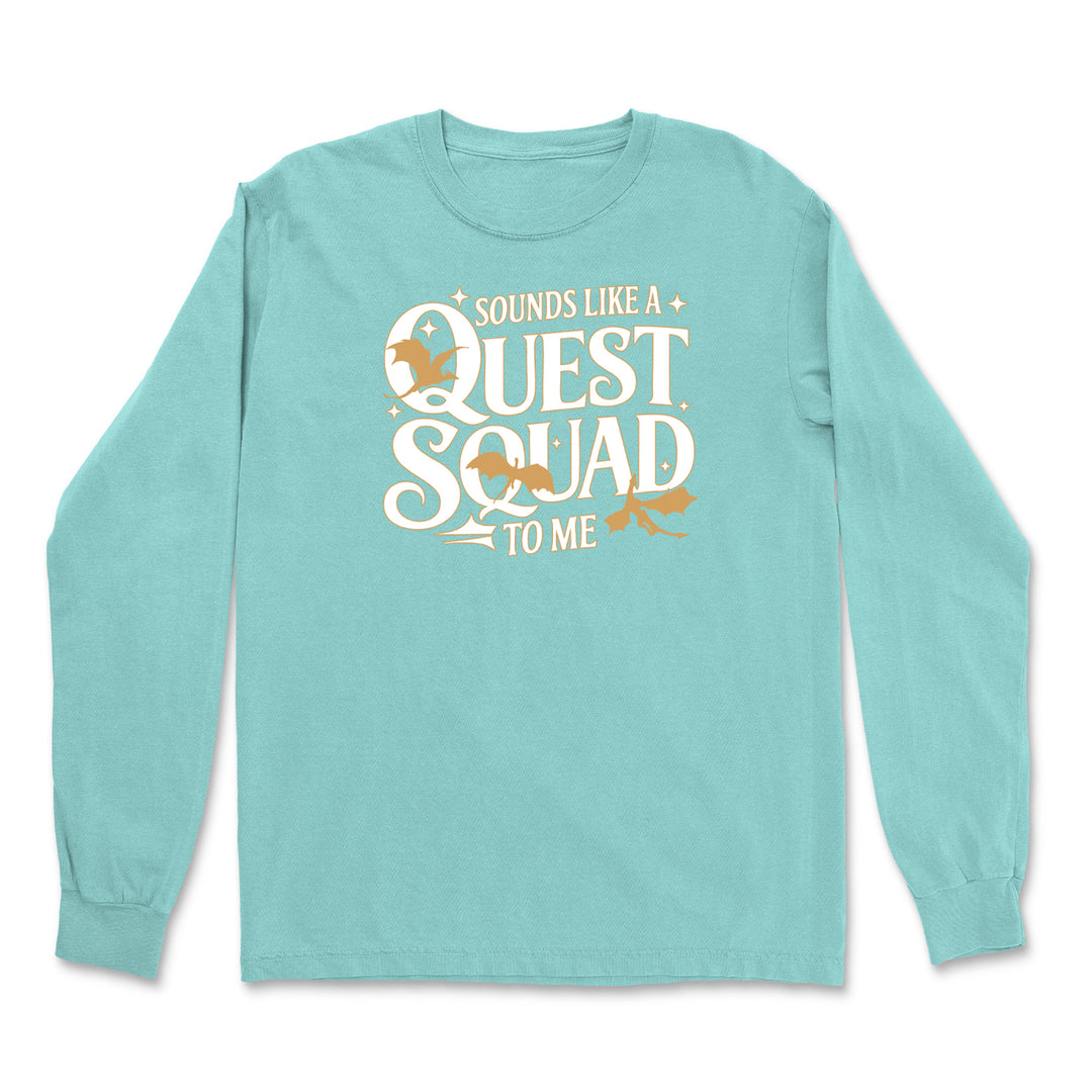 Sounds Like A Quest Squad To Me Empyrean Vintage Soft Long-Sleeve T-shirt 