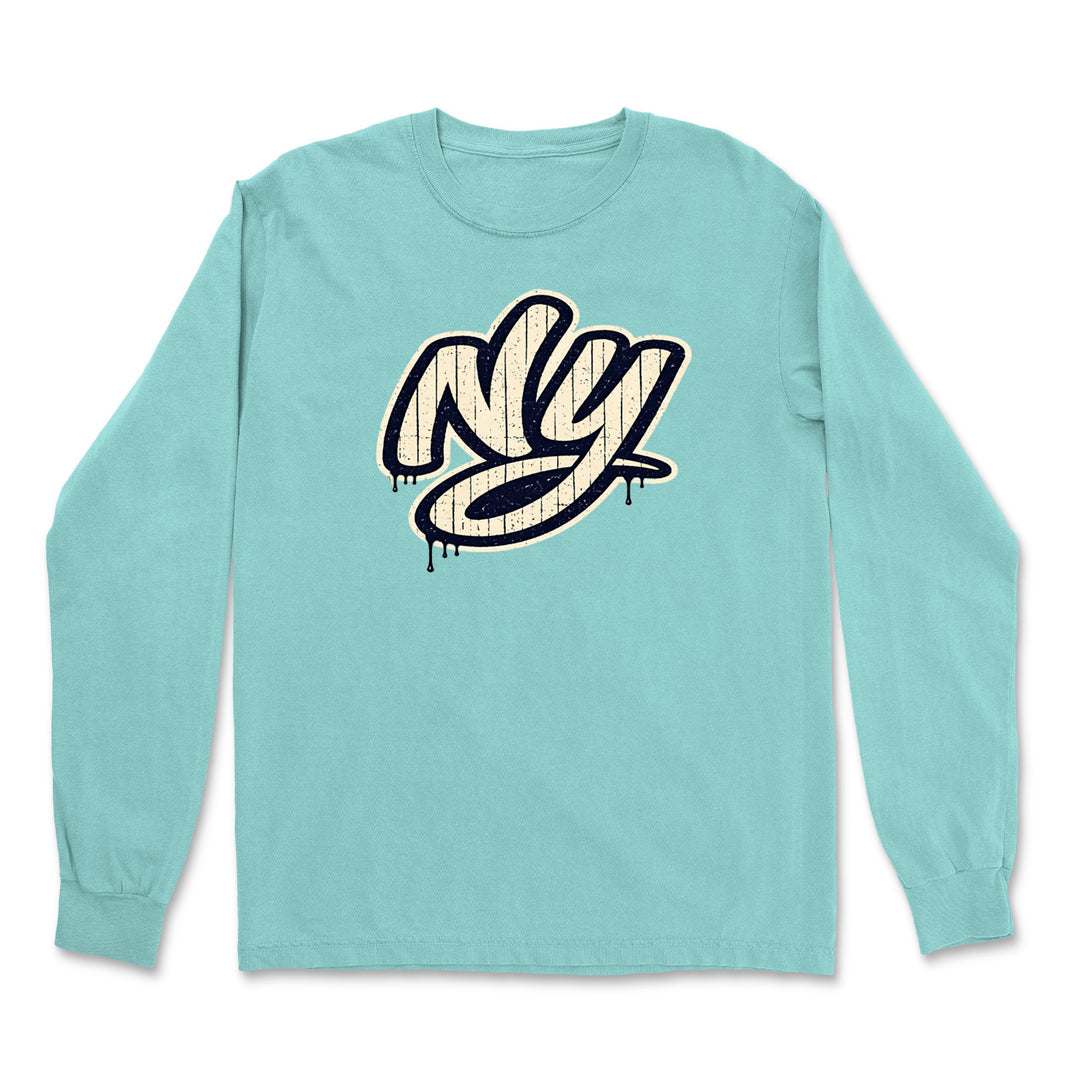 NYC New York City Grunge Street Vintage Soft Long-Sleeve T-shirt 