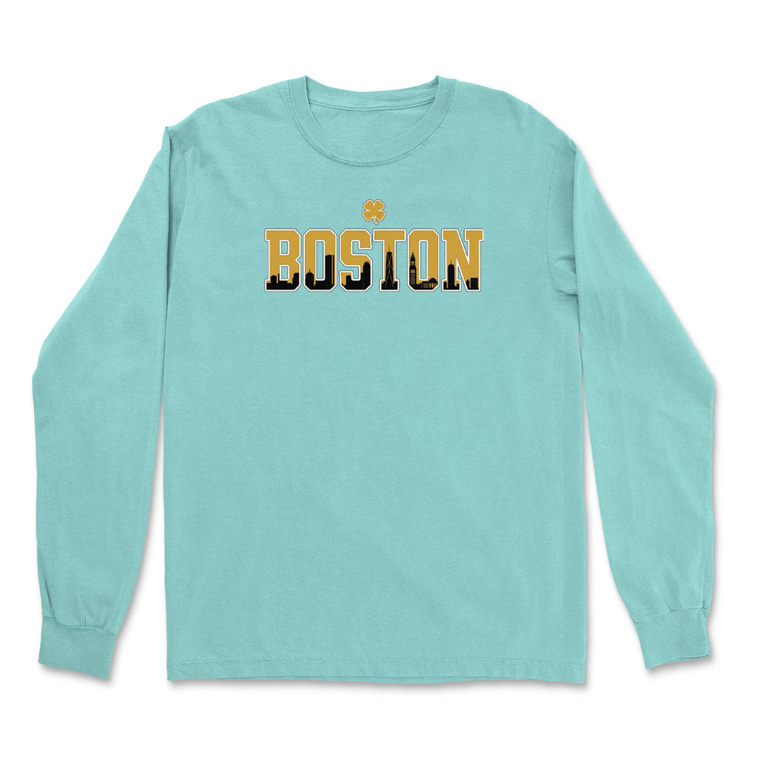 Boston City Pride Irish Vintage Soft Long-Sleeve T-shirt 