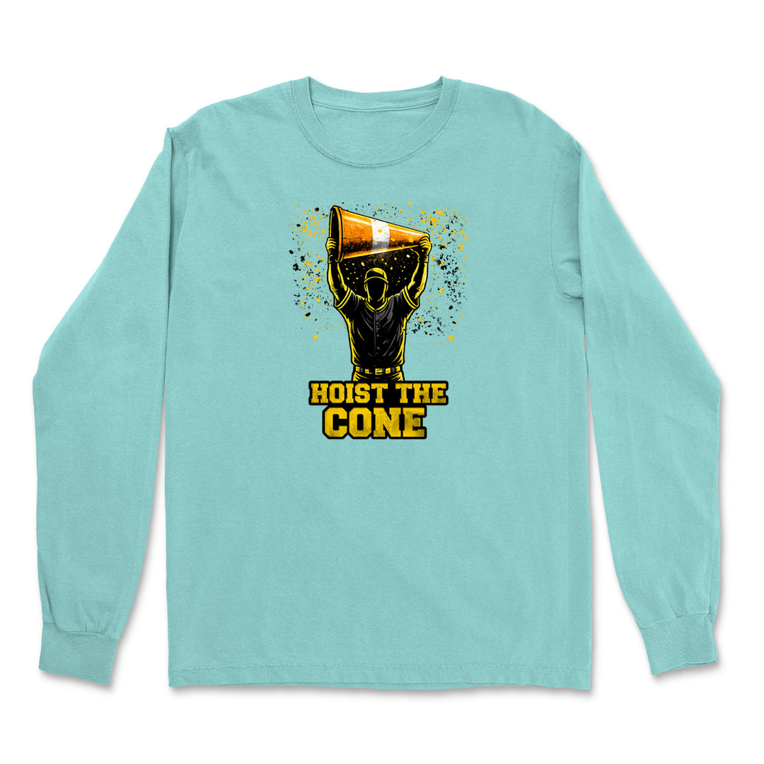 Hoist The Cone Pittsburgh Pride Vintage Soft Long-Sleeve T-shirt 
