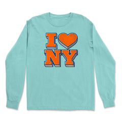 New York City Pride Heart Vintage Soft Long-Sleeve T-shirt 