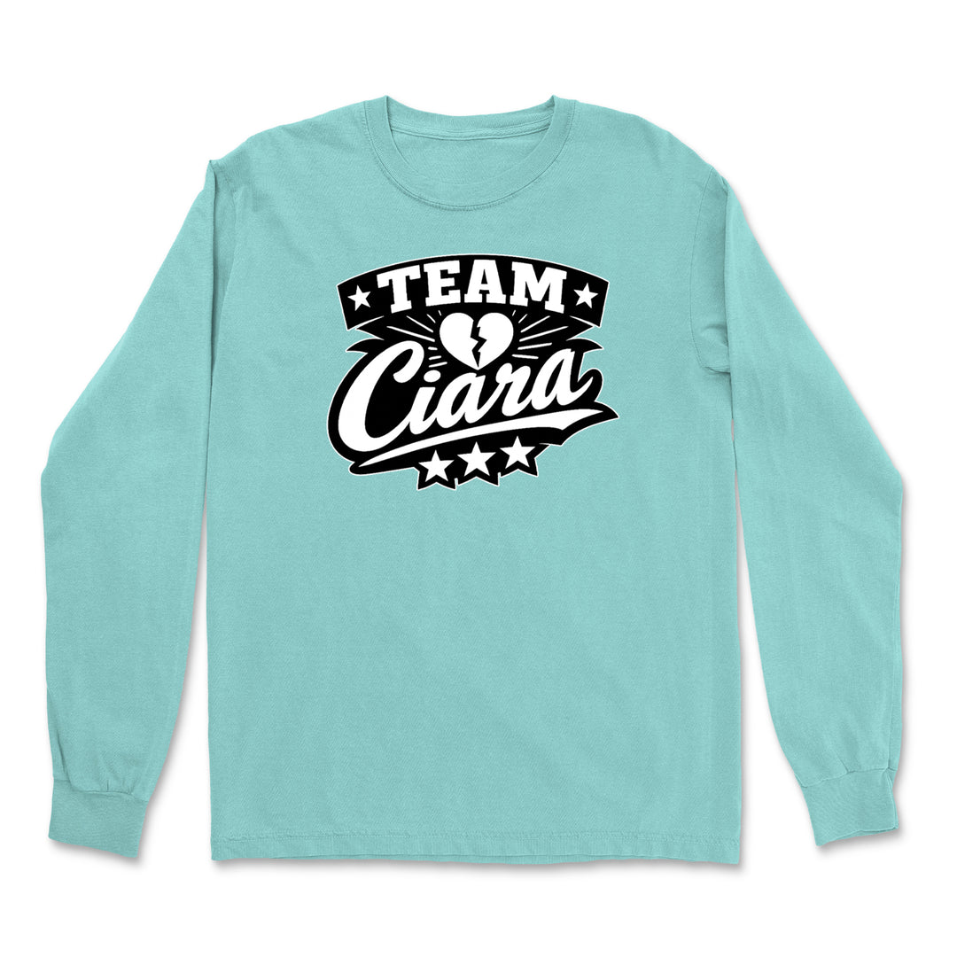 Team Ciara Scamanda Broken Heart Vintage Soft Long-Sleeve T-shirt 