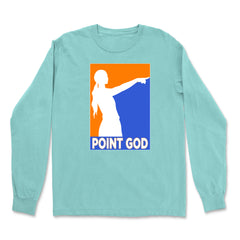 Point God Cunningham Basketball Pointing Meme  Vintage Soft Long-Sleeve T-shirt 