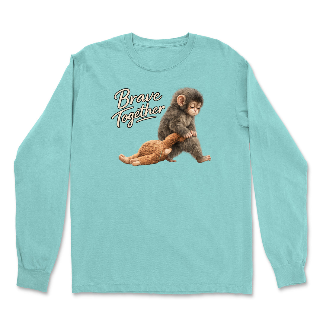 Punch Brave Together Stuffed Animal Vintage Soft Long-Sleeve T-shirt 