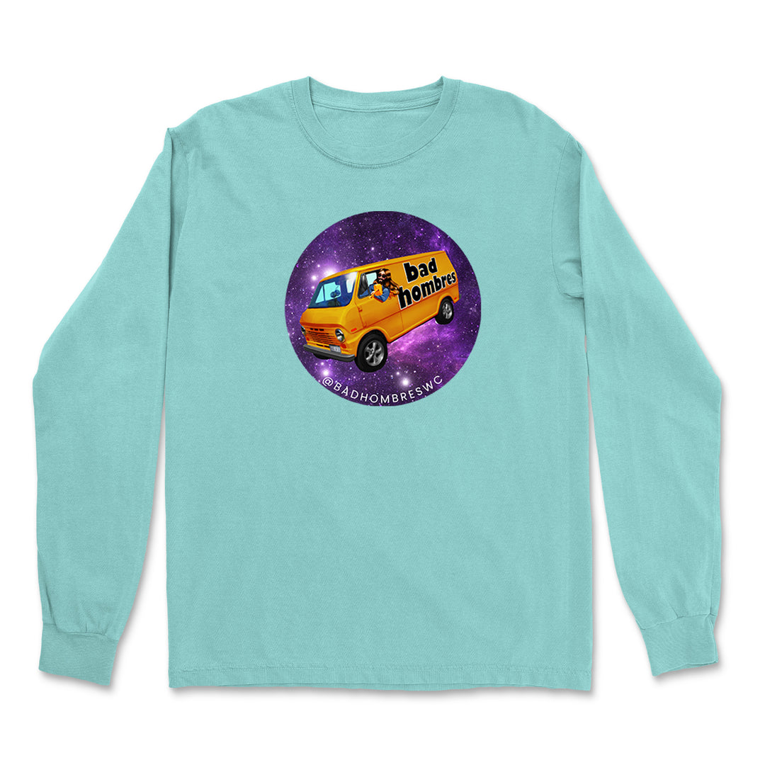 Bad Hombres Space West Chester Band Vintage Soft Long-Sleeve T-shirt 