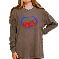Benito Heart Puerto Rico Vintage Soft Long-Sleeve T-shirt Espresso