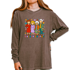 Golden Forever Golden Girls Vintage Soft Long-Sleeve T-shirt Espresso