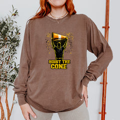 Hoist The Cone Pittsburgh Pride Vintage Soft Long-Sleeve T-shirt 