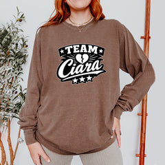 Team Ciara Scamanda Broken Heart Vintage Soft Long-Sleeve T-shirt 