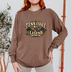 Tennessee Legend Country Music Dolly Vintage Soft Long-Sleeve T-shirt 