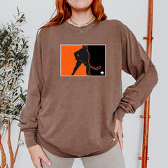 Hockey Enforcer Retro Vintage Vintage Soft Long-Sleeve T-shirt 