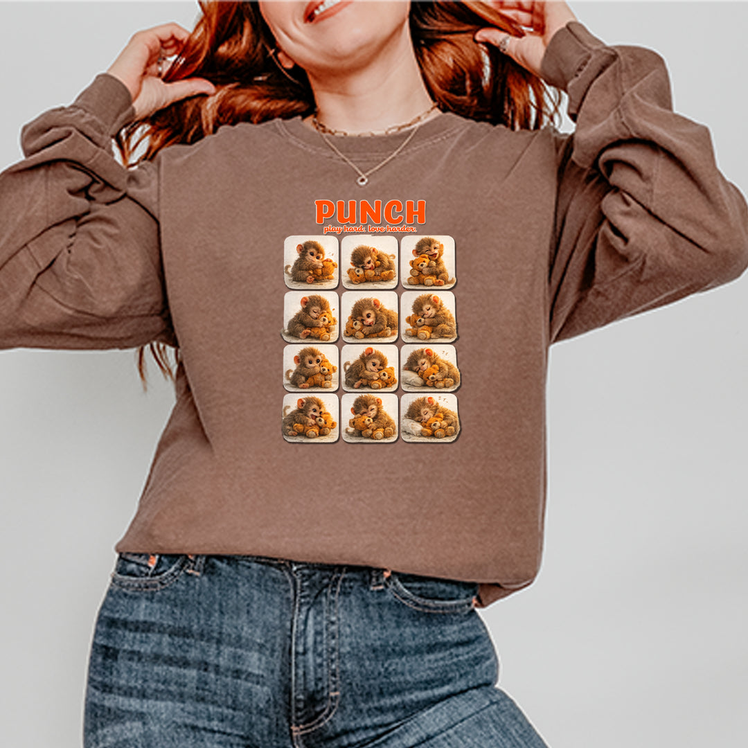 Punch Play Hard Love Harder Vintage Soft Long-Sleeve T-shirt 
