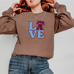 Love Philly Liberty Bell Vintage Soft Long-Sleeve T-shirt 