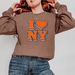 New York City Pride Heart Vintage Soft Long-Sleeve T-shirt 