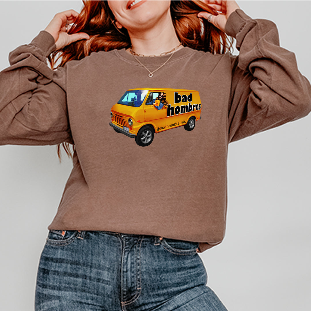 Bad Hombres Van West Chester Band Vintage Soft Long-Sleeve T-shirt 