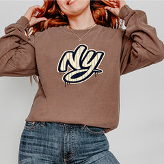 NYC New York City Grunge Street Vintage Soft Long-Sleeve T-shirt 