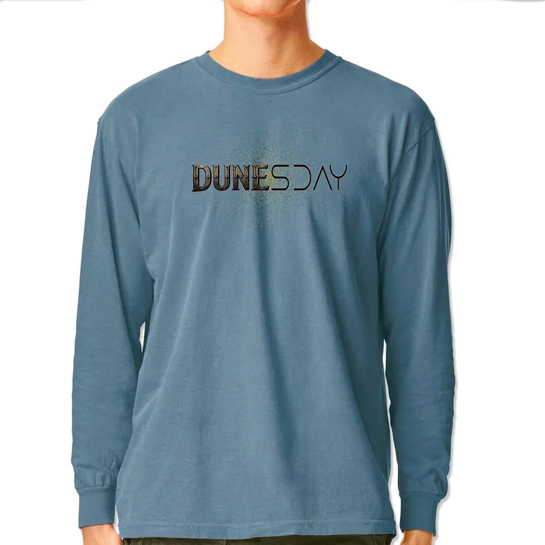 DunesDay Desert Apocolypse Vintage Soft Long-Sleeve T-shirt Ice Blue