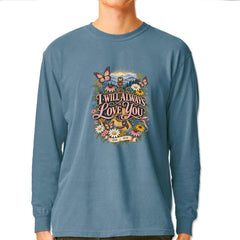 I Will Always Love You Dolly Vintage Soft Long-Sleeve T-shirt Ice Blue