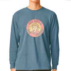 Eat Dirt And Die, Trash Golden Girls Vintage Soft Long-Sleeve T-shirt Ice Blue
