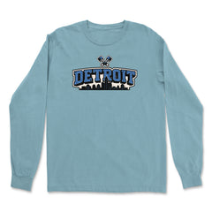 Detroit Motor City Retro Piston Vintage Soft Long-Sleeve T-shirt 
