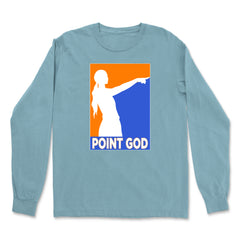 Point God Cunningham Basketball Pointing Meme  Vintage Soft Long-Sleeve T-shirt 