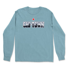 Chicago Chi-Town City Pride Vintage Soft Long-Sleeve T-shirt 