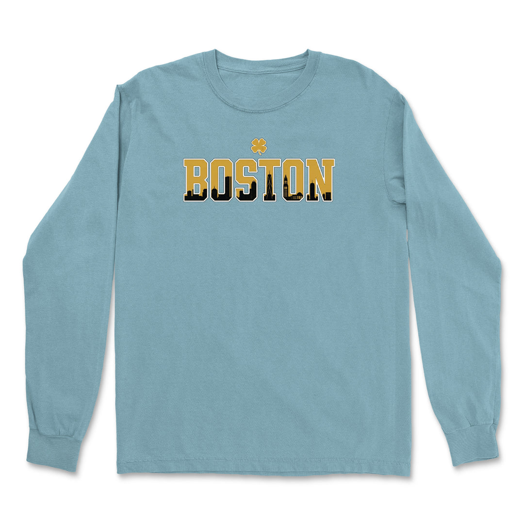 Boston City Pride Irish Vintage Soft Long-Sleeve T-shirt 