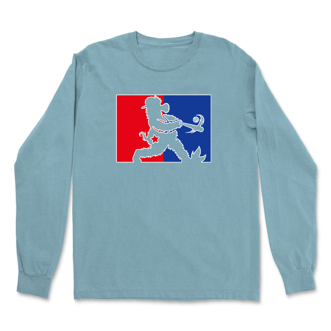 Batter Up Philly Baseball Phan Vintage Soft Long-Sleeve T-shirt 