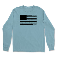 Redacted American Flag Vintage Soft Long-Sleeve T-shirt 