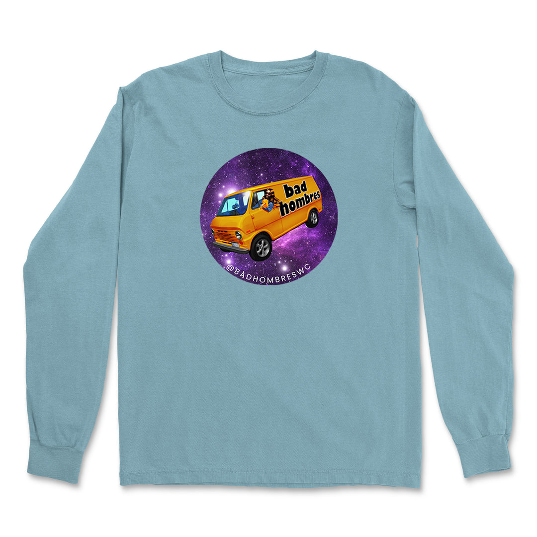 Bad Hombres Space West Chester Band Vintage Soft Long-Sleeve T-shirt 