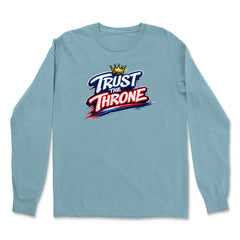 Trust The Throne Crown Philly Hoops Vintage Soft Long-Sleeve T-shirt 