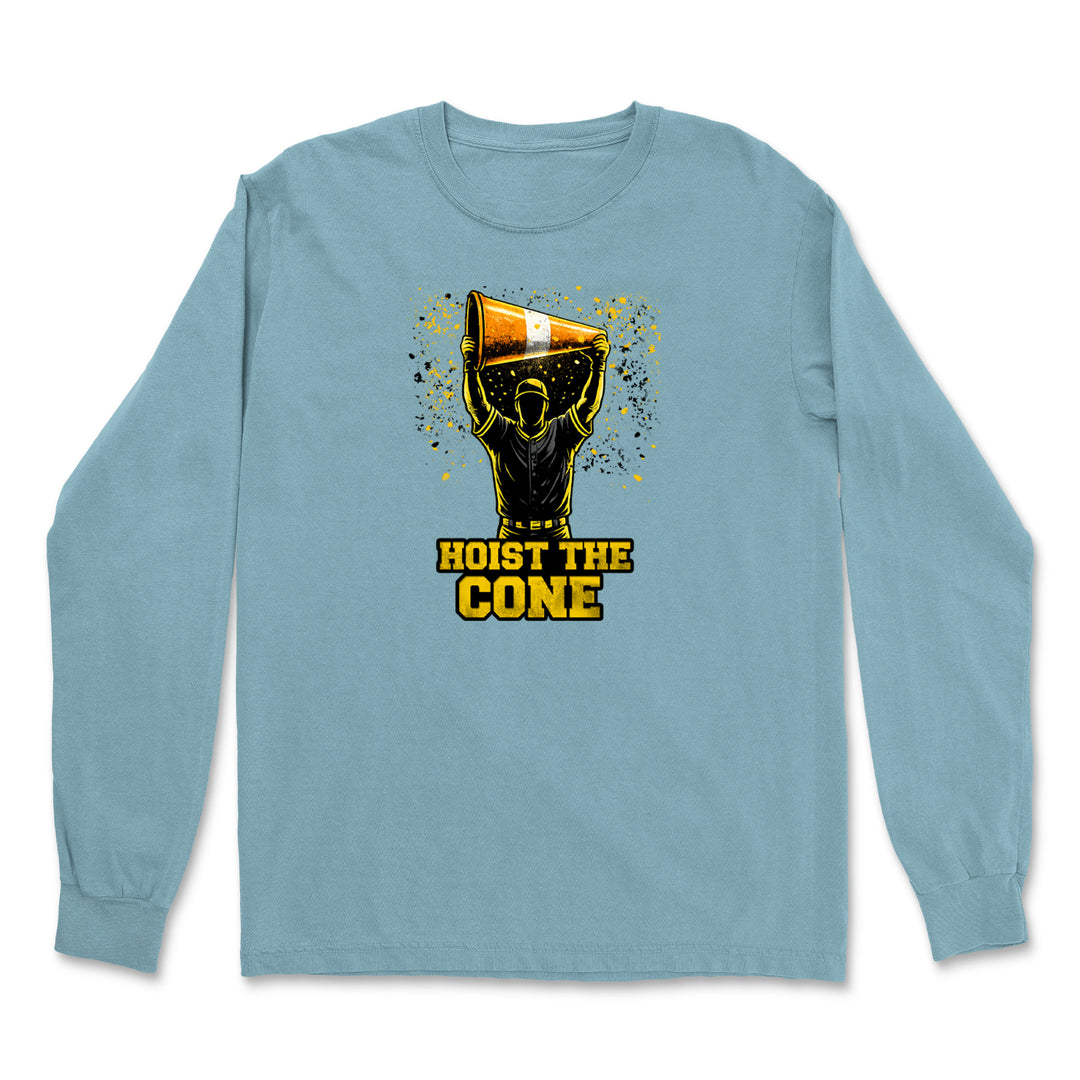 Hoist The Cone Pittsburgh Pride Vintage Soft Long-Sleeve T-shirt 