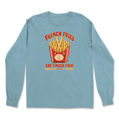 French Fries Are Finger Food IYKYK Vintage Soft Long-Sleeve T-shirt 
