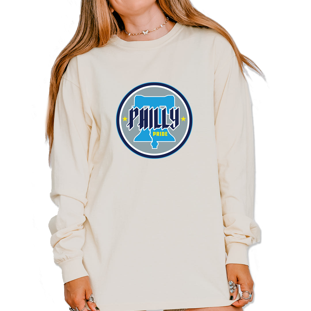 Philly Pride Liberty Bell Vintage Soft Long-Sleeve T-shirt Ivory