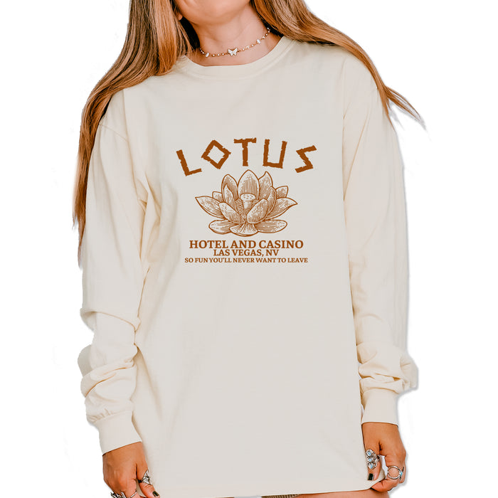 Lotus Hotel and Casino Vintage Soft Long-Sleeve T-shirt