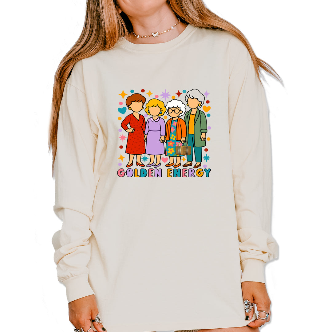 Golden Forever Golden Girls Vintage Soft Long-Sleeve T-shirt Ivory