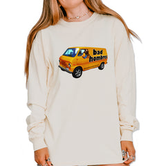 Bad Hombres Van West Chester Band Vintage Soft Long-Sleeve T-shirt Ivory
